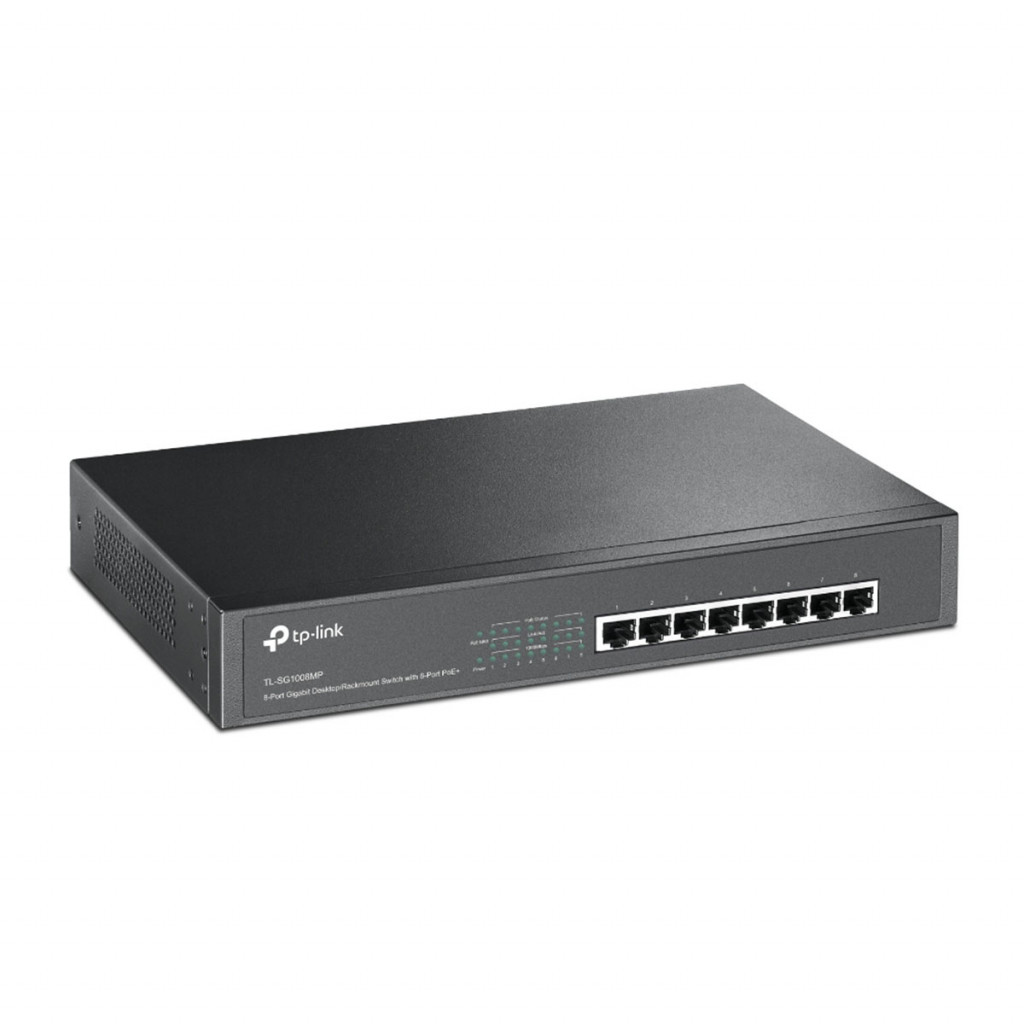 سوئیچ شبکه 8 پورت +PoE تی پی لینک مدل TL-SG1008